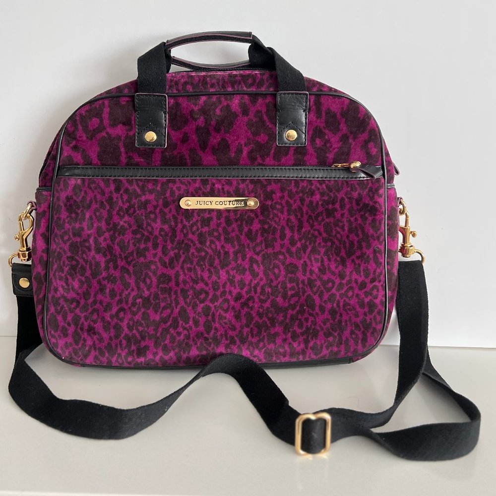 Juicy Couture animal print laptop bag- Pre-owned